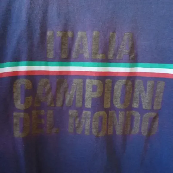 Dolce & Gabbana Shirt Mens Large Soccer Campioni Del Mondo 2006 World Cup Y2K